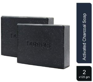 TARRENE Activated Charcoal Soap (Pack of 2 x 125g)