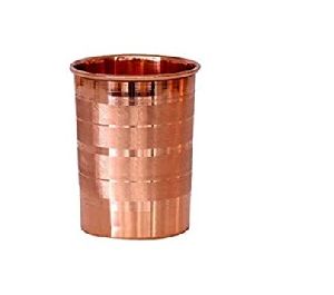 Striped Copper Glass