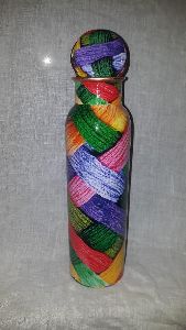 Woolen Meenakari Copper Bottle