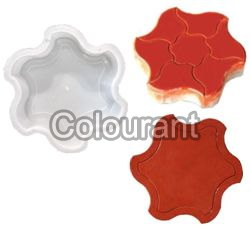 Chakra Shaped Silicone Plastic Interlocking Paver Moulds