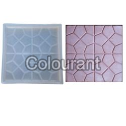 CPT - 16 Silicone Plastic Floor Tiles Moulds