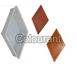 Diamond Shaped Silicone Plastic Interlocking Paver Moulds