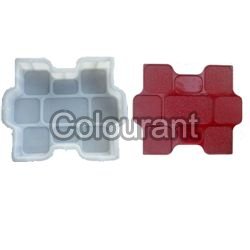 Gem Stone Shaped Silicone Plastic Interlocking Paver Moulds