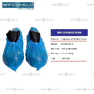 Safe Shield Disposable PE Shoe Covers