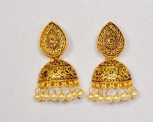 Antique Design Beaded Earring