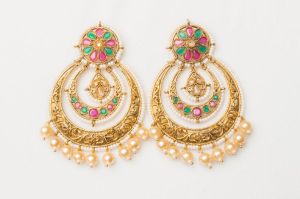 Ethnic Vilandi Chandbali Earring