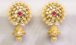 Exquisite Kundan Pearl Earring