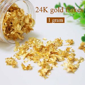 24 karat gold flakes