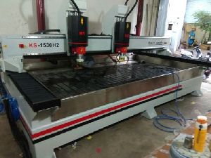 CNC Double Head Stone Carving Machine