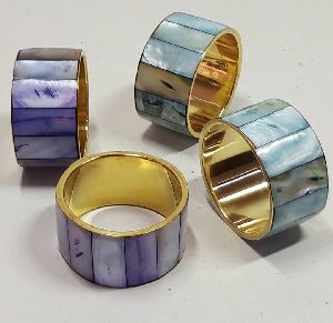 Brass and Resin Napkin Ring