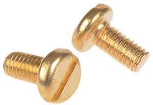 Brass Pan Slotted Screws