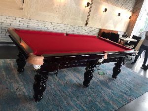 MAA JANKI Billiard Pool Table in Red Color with Accessories