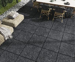 600x600mm Bluestone Black Outdoor Porcelain Tile