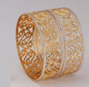 Flair By Apparra Collection Gold Bangles