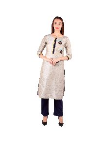 Embroidered Kurta Pant Set