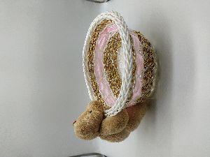 teddy bear plastic wire basket