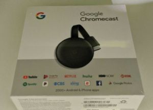 google chromecast streaming media player