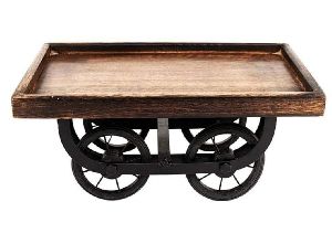 Wooden Cart Tray