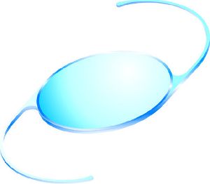 Blue Aspheric PMMA Lens