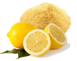 Dried lemon powder