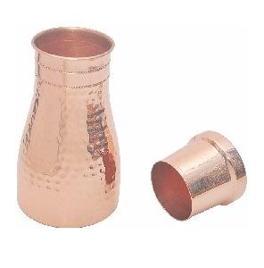 Hammered Copper Sugar Pot
