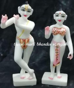 Radha Krishna Marble Murti