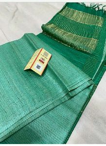 Pure tussar gichha silk saree