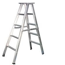 Silver Industrial Ladders