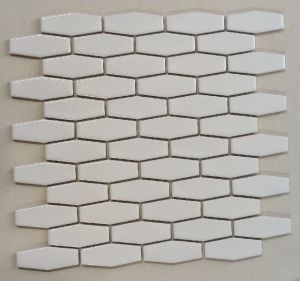 NOVAHEX WHITE MOSAIC PORCELAIN TILES