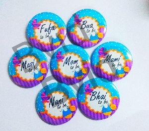 Button Badges New Born Baby