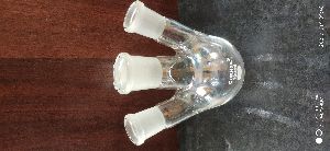 Round Bottom Flask Three Neck CORNSIL