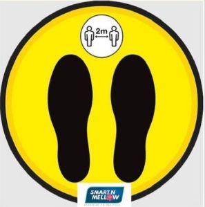 Social Distancing Floor Sticker