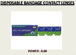 Bio 55 Advanced Disposable Bandage Soft Contact Lens