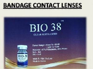 White Soft Lens Bandage Contact Lens