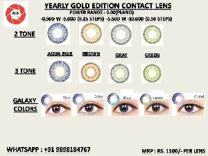 YEARLY GOLD EDITION CONTACT LENS