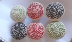 Embossing Ceramic Knob