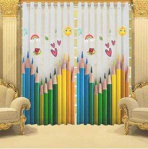 Printed Kids Curtain