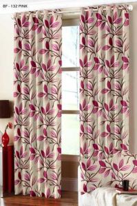 Silk curtain fabric