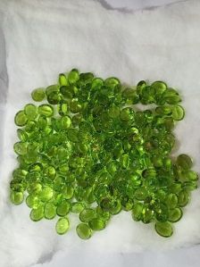 Natural Peridot Faceted Loose Cut Stone