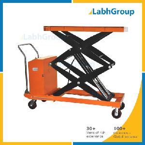 Electric Lift Table With Wheel
