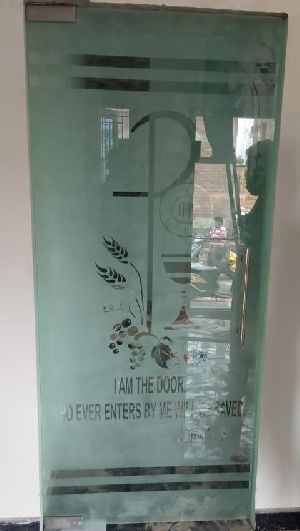 toughened glass partition