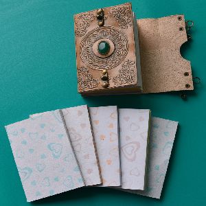 Handmade Stone Leather Journal 5