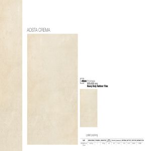 AOSTA BEIGE OUTDOOR PORCELAIN TILES 600x900MM