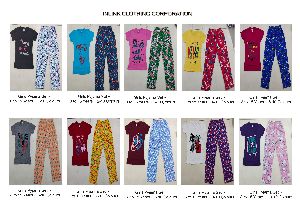 Ladies Pyjama T-Shirt Set