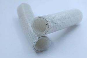 Platinum Cured Transparent Silicone Hose Reinforced 2-3 Ply Polyester Fabric SS316L Helical Wire