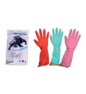 house hold rubber hand gloves