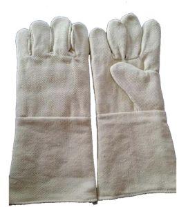Safety Off White Asbestos Glove