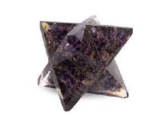 Orgone Amethyst Merkaba Star