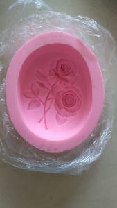 Oval Shaped Silicone Soap Mould