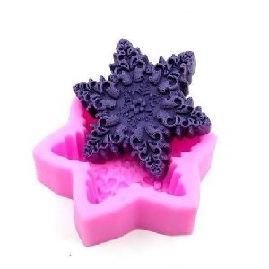 Star Shaped Silicone Soap Mould